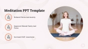 Discover Yoga PowerPoint Template Free Download Slide