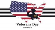 Veterans Day Presentation Template: 50 slides PPTX, KEY, Google Slides –  MasterBundles