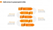 Add Arrow to PowerPoint Slide Design For Presentation