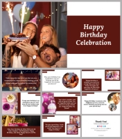 Happy Birthday Celebration PowerPoint And Google Slides