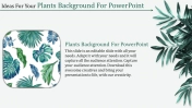 Plants Background For PowerPoint Template Presentation