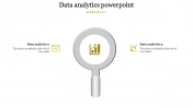 Simple Design Data Analytics PowerPoint Template Slide