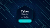 Attractive Cyber Monday Week Sales PowerPoint