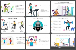 Best Exercise Health Powerpoint Background For Presentation 