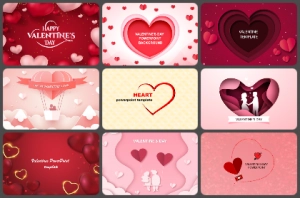 Aesthetic Valentine's Day Wallpaper Template - Edit Online & Download  Example