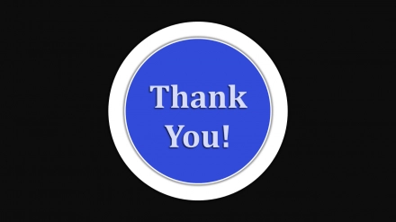 Buy Thank You For PPT Slide With Black Background