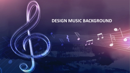 Creative Design Music Background