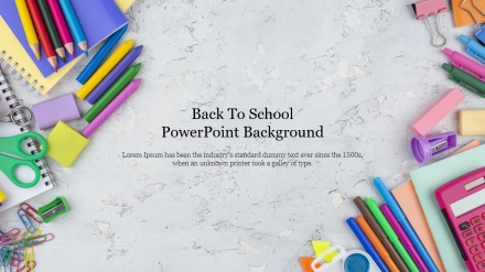 Back To School PowerPoint Background Presentation