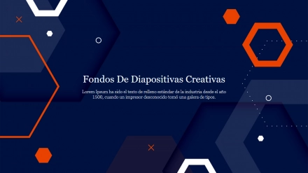 Atractiva plantilla de fondos de diapositivas creativas