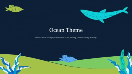Google Slides Ocean Theme For PPT Presentation Slides