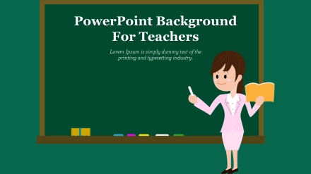 Incredible PowerPoint Background For Teachers Slide PPT