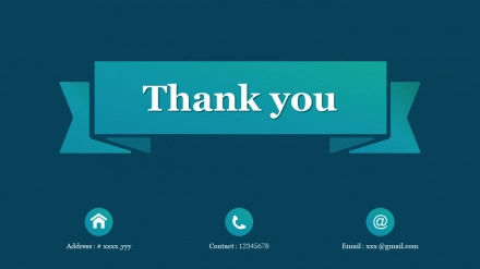 Cool Presentation Thank you images PowerPoint Template