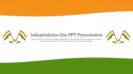 Attractive Independence day PPT Presentation Template