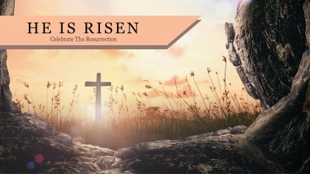 Try Now! Easter Sunday PowerPoint Backgrounds Presentation