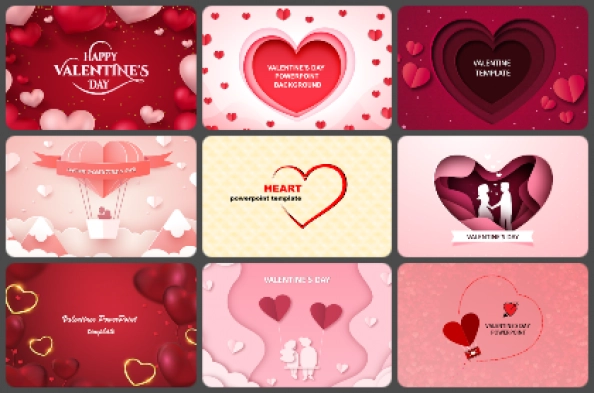 Get This Microsoft PowerPoint Templates Valentines Day