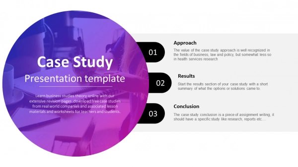 Best Case Study Presentation Template PowerPoint Slides