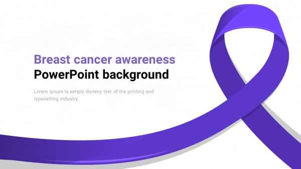 Shop Now!! Breast Cancer Awareness PowerPoint Background
