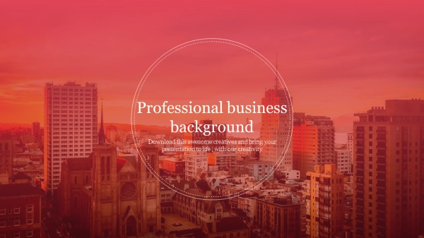 Professional Business Background PowerPoint Template
