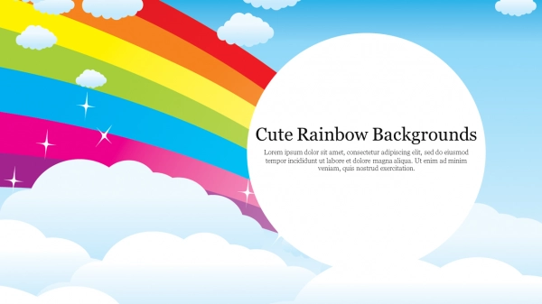 rainbow background for powerpoint