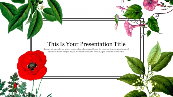 powerpoint backgrounds flowers