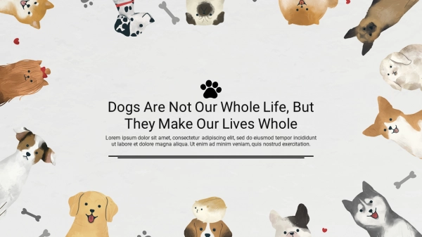 Download Dog Google Backgrounds PowerPoint Template