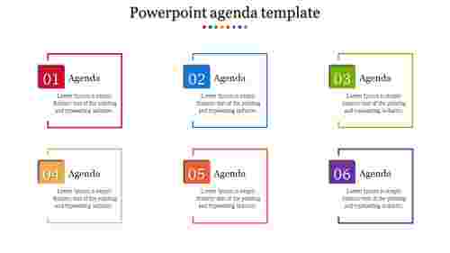 Innovative Agenda PowerPoint Presentation Template