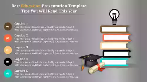 Editable Education PPT Templates - Pencil Model For Slides