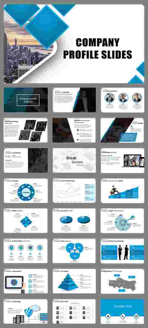 Best 140 Company Profile Powerpoint Templates