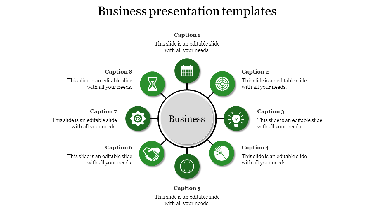 Editable Business Presentation Templates for PPT and Google Slides