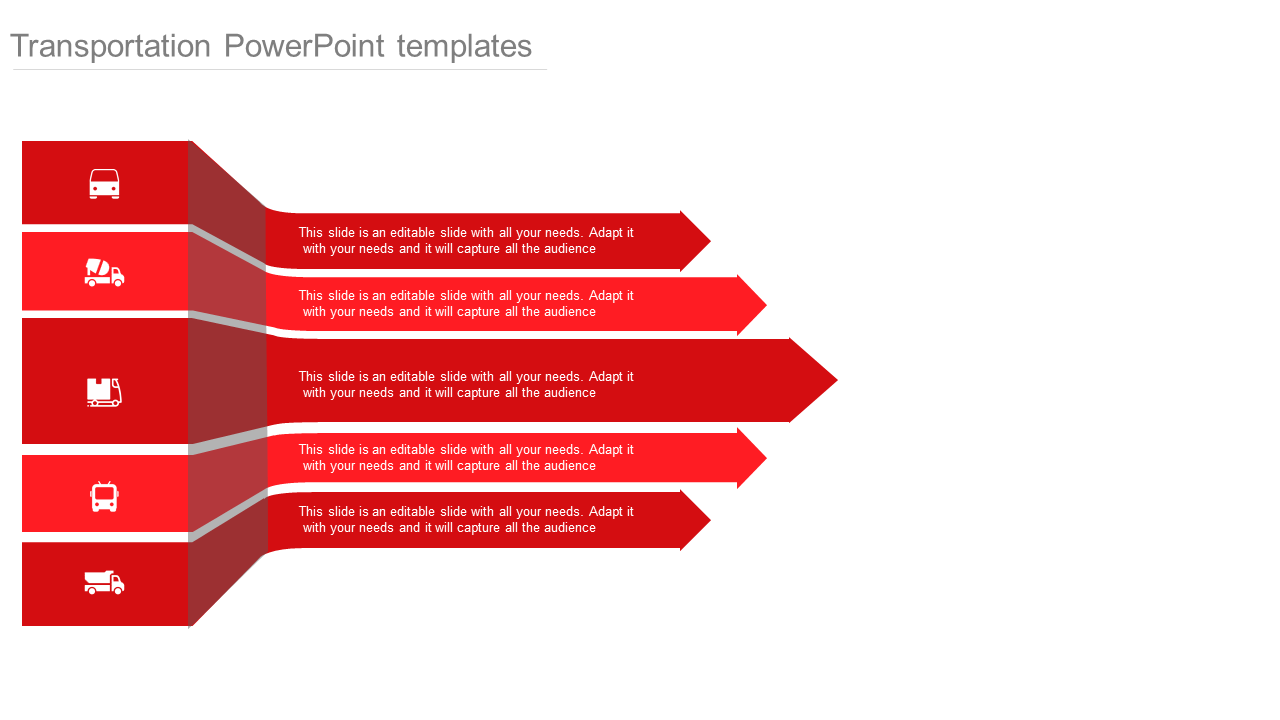 Amazing Transportation PowerPoint Templates Designs