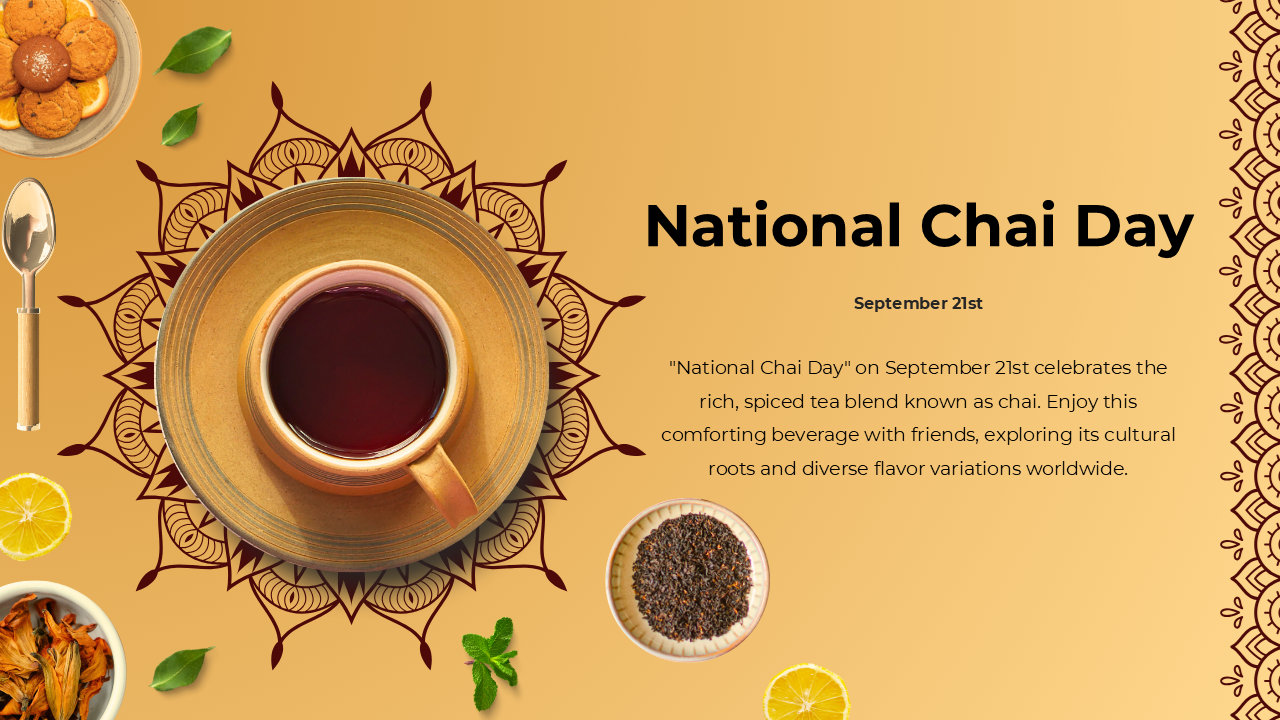 Alluring National Chai Day PowerPoint And Google Slides 