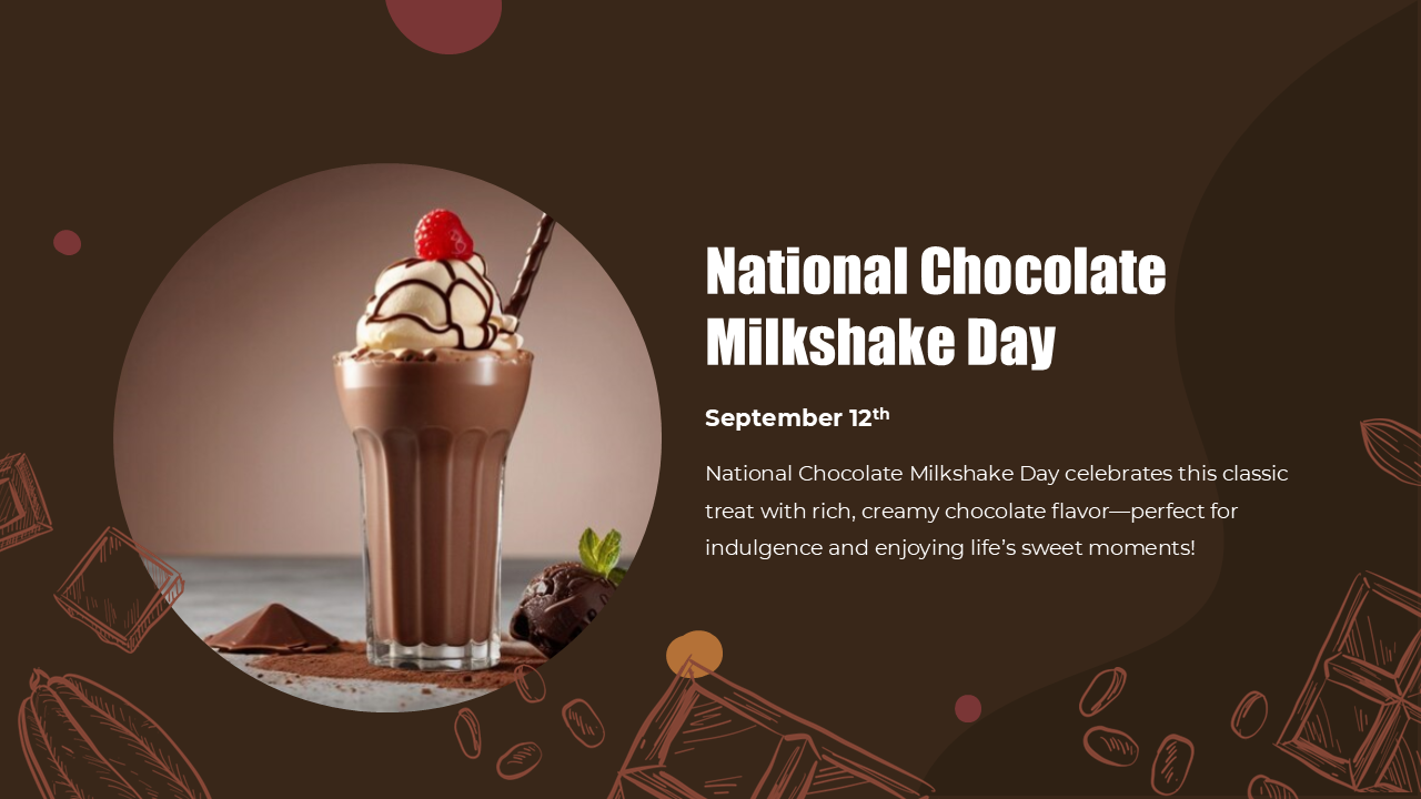 Best National Chocolate Milkshake Day PPT And Google Slides 