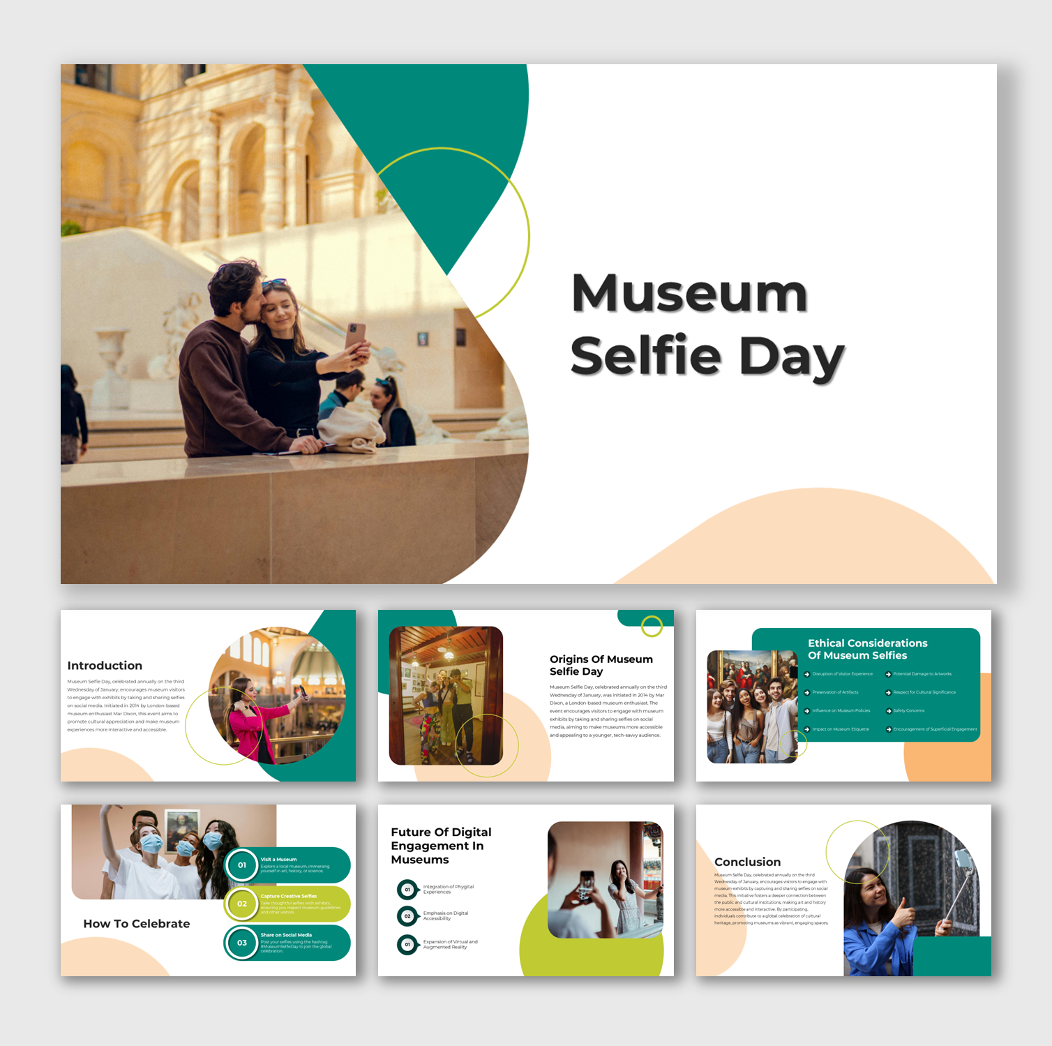 Buy This Museum Selfie Day Powerpoint And Google Slides