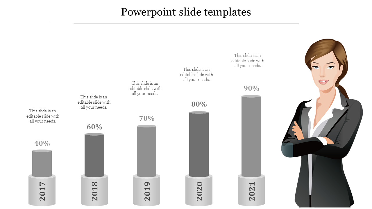 Best PowerPoint Slide Templates With Editable Chart