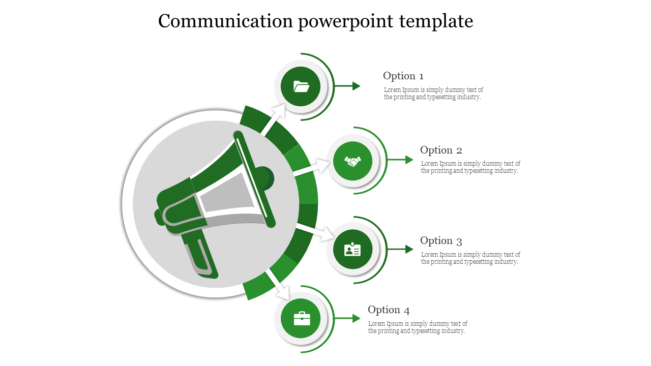 Communication PowerPoint Template For Presentation