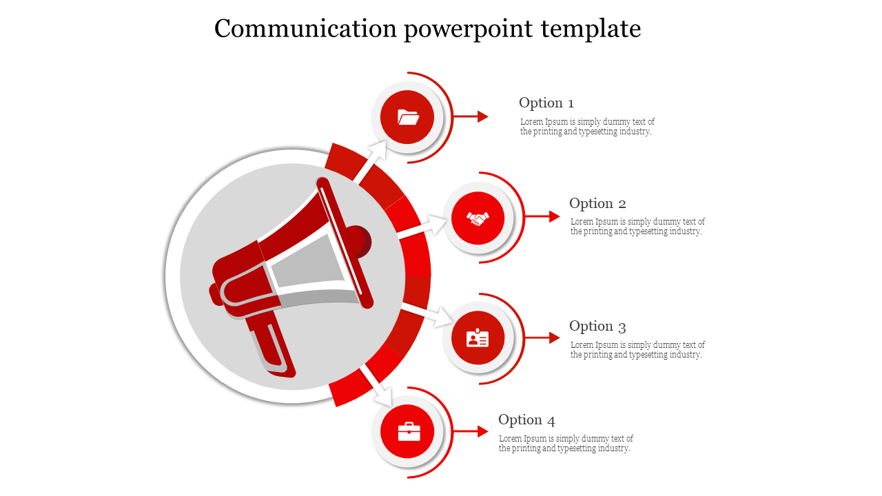 Visionary Communication PowerPoint Template Presentation