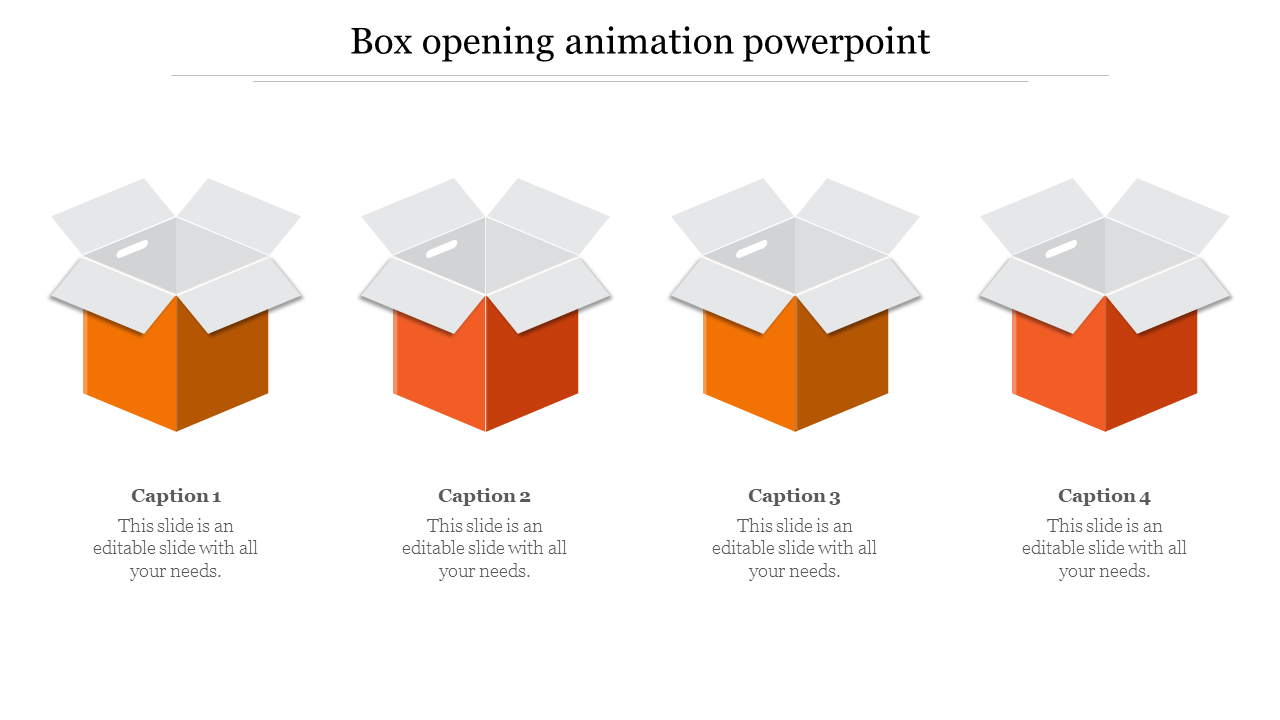 Get our Predesigned Box Opening Animation PowerPoint