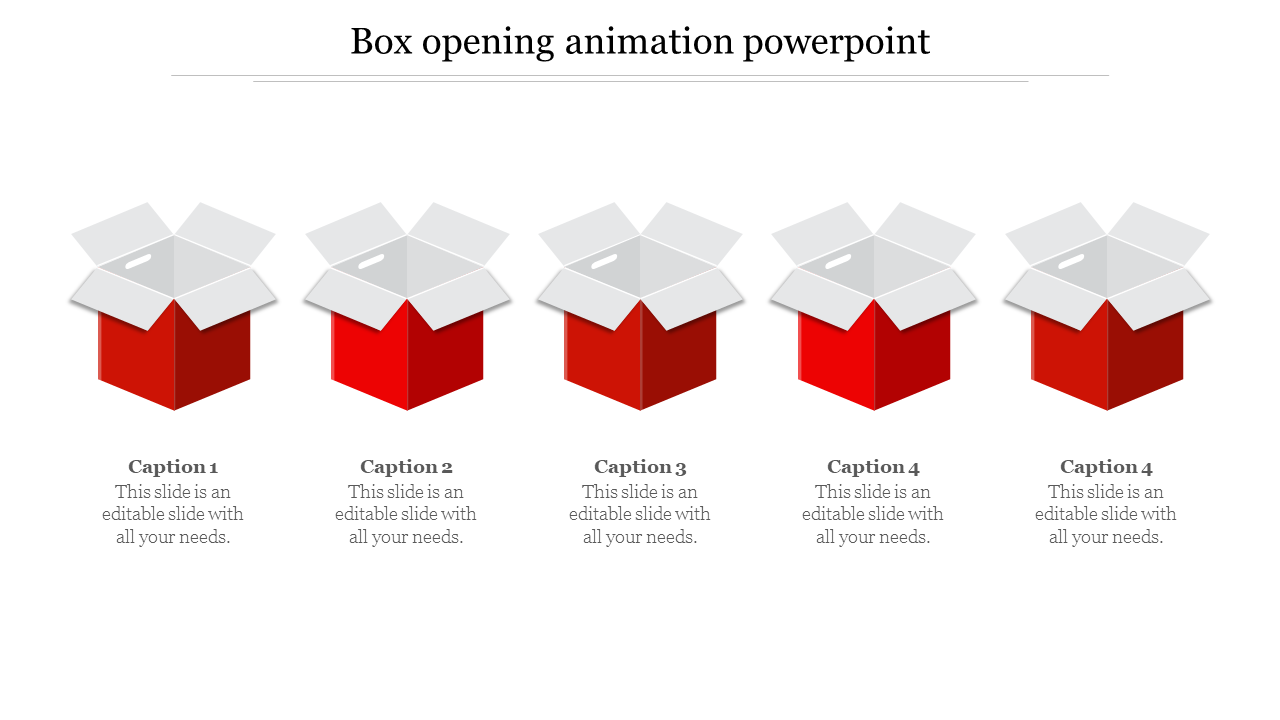 Box Opening Animation PowerPoint For Presentation