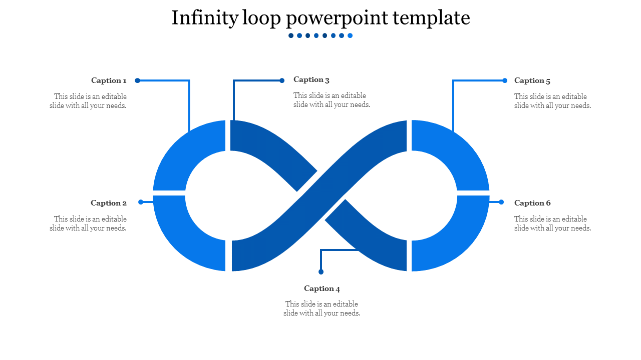 Creative Infinity Loop PowerPoint Template Presentation