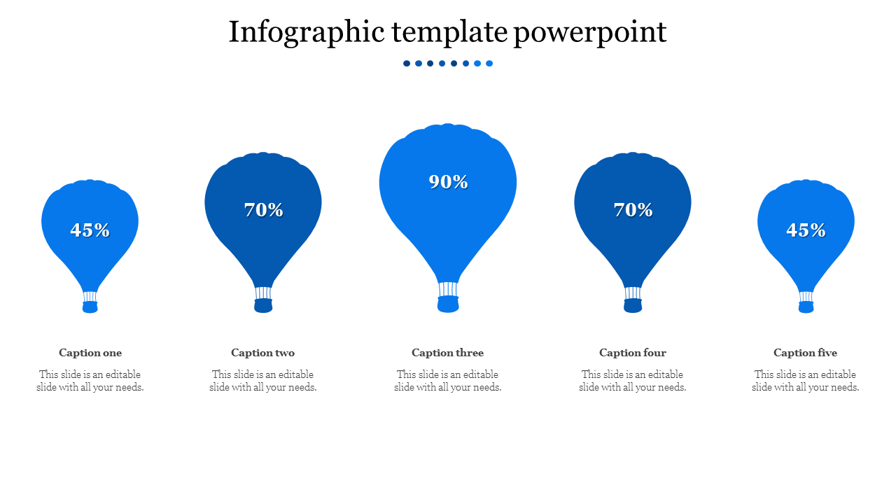 Parachute Infographic Template PowerPoint Presentation