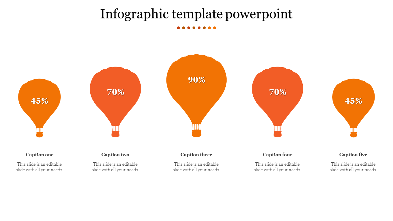 Free - Infographic Template PowerPoint for Data Representation