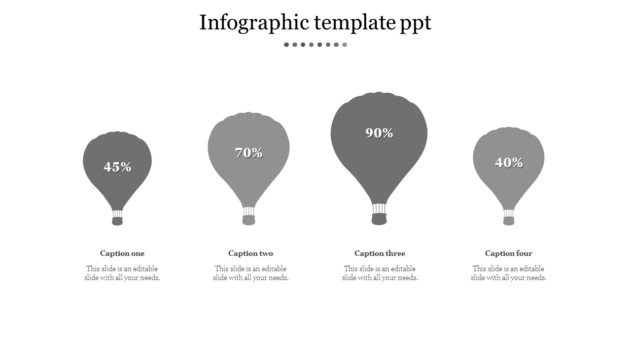 Creative Infographic Template PPT for Visual Data Insights