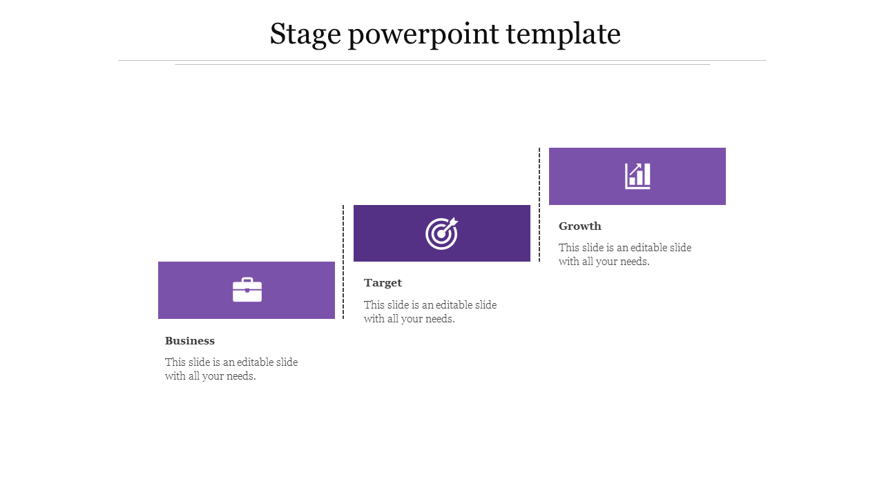 Attractive Stage PowerPoint Template And Google Slides