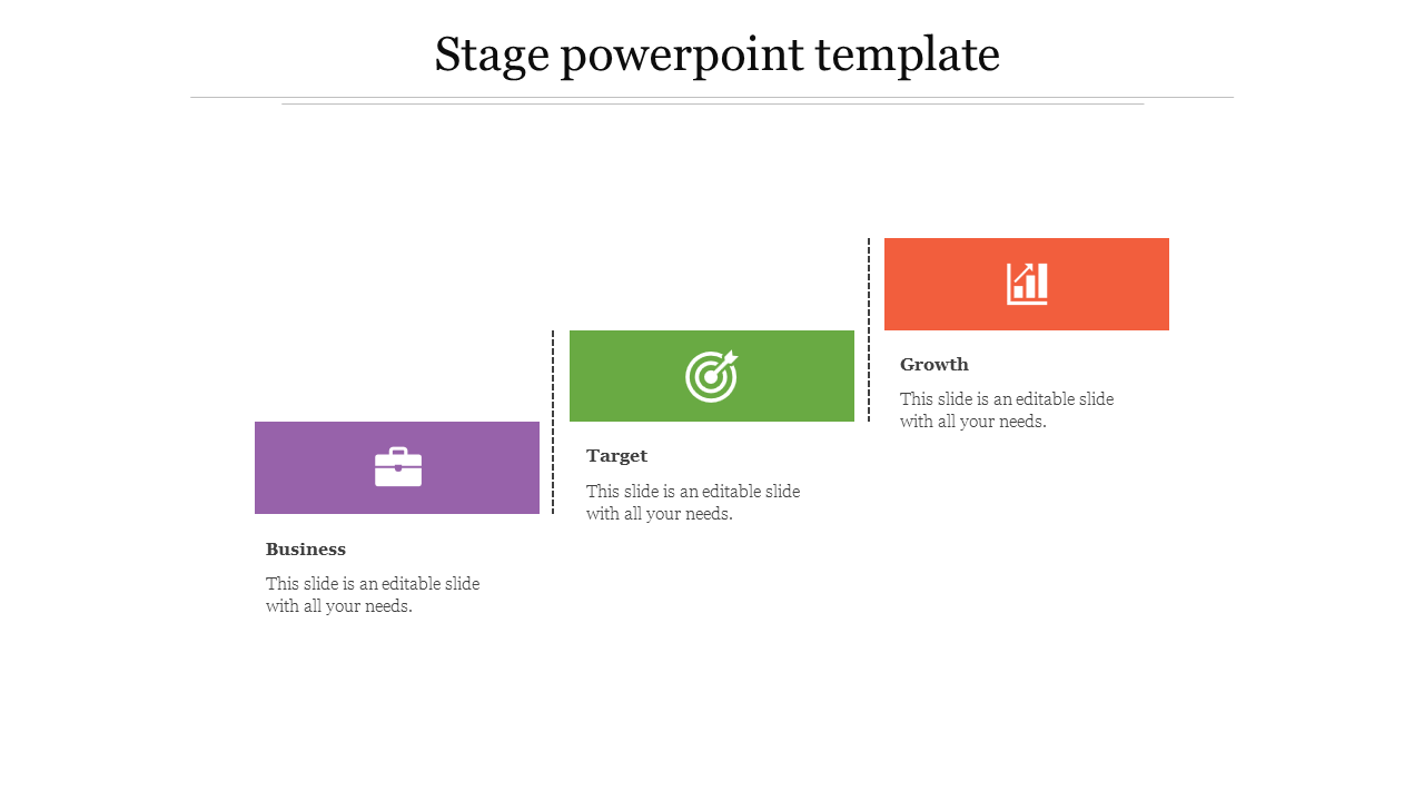 Attractive Stage PPT and Google Slides For Presentation