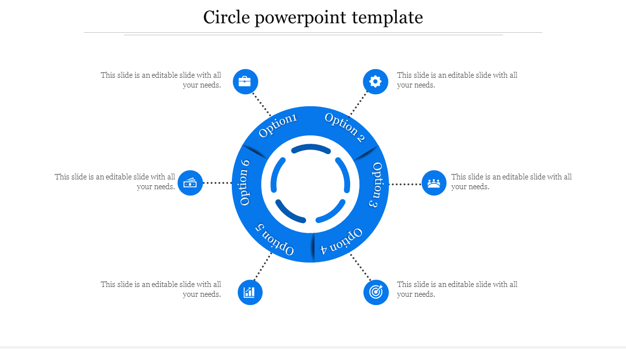 Creative Circle PowerPoint Template and Google Slides Themes