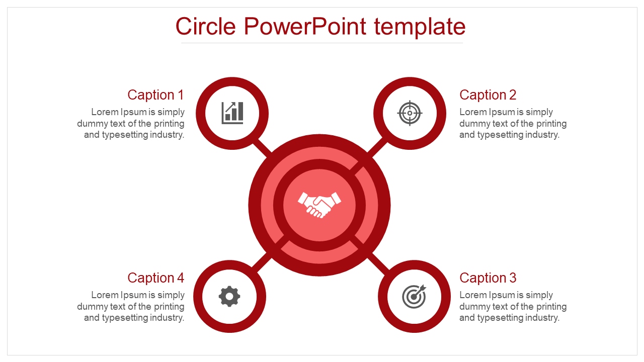 Professional Circle PowerPoint Template and Google Slides