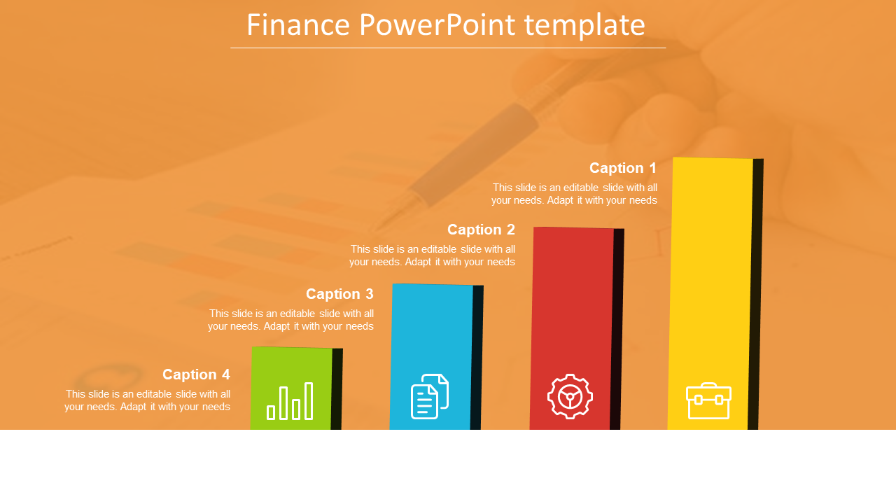 Finance PowerPoint Template for Financial Insights