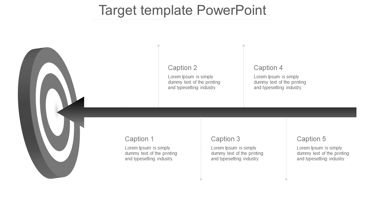 Target Template PowerPoint for Effective Market Targeting