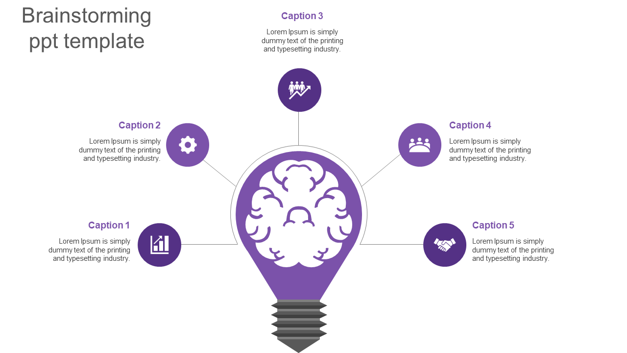 Brainstorming PPT Template & Google Slides Presentation