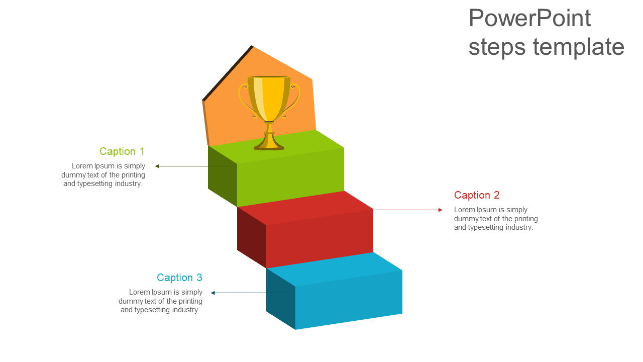 Strategic PPT Steps Template for Workflow Presentations